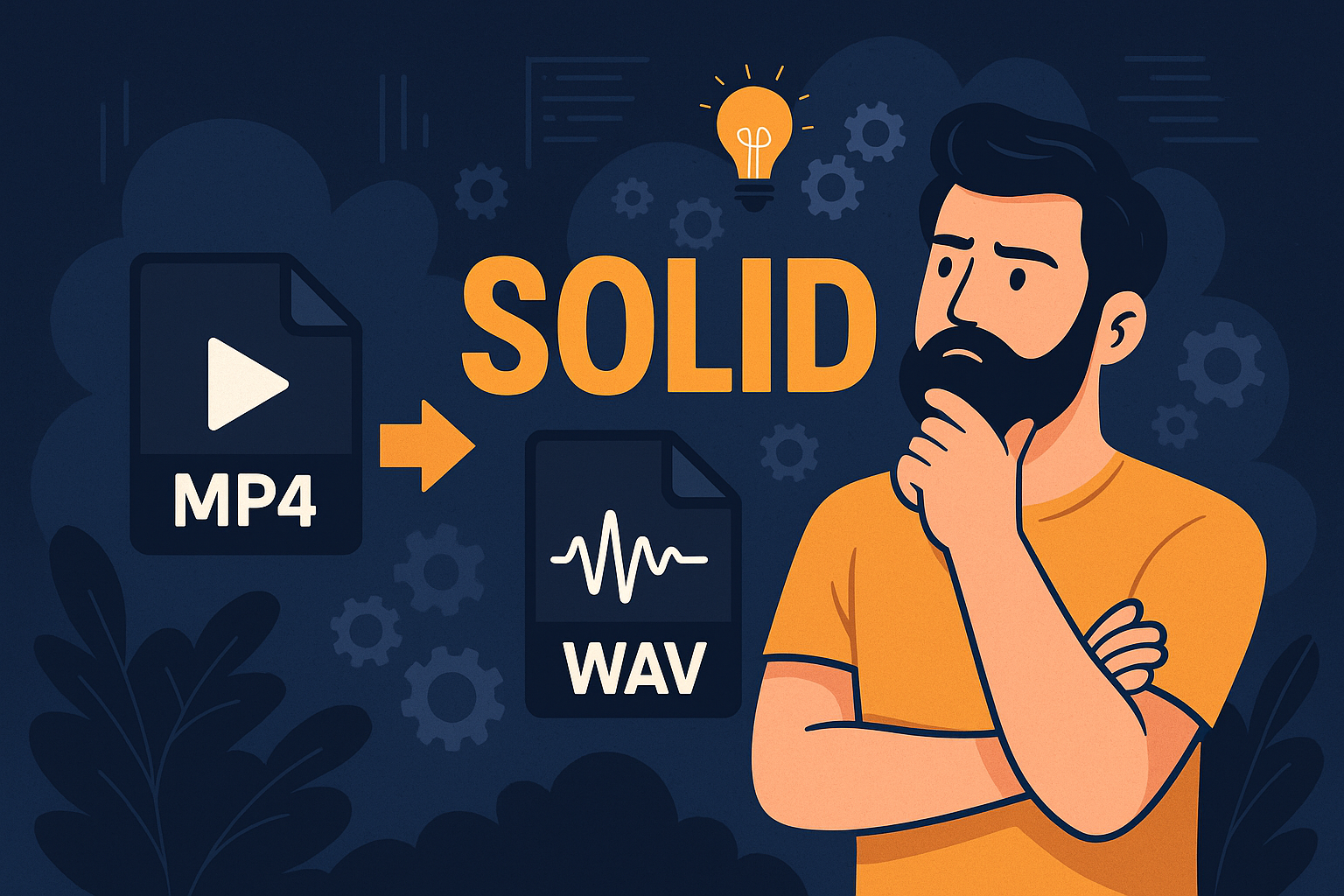 Коли хочеш конвертувати mp4 у wav, а виходить SOLID